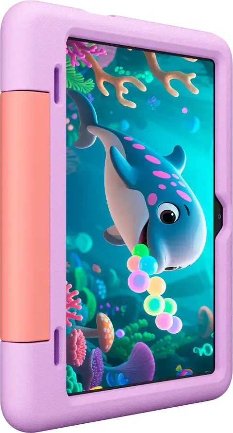 Planšetė Blackview Tab 20 Kids WiFi 10.1 colio 800x1280 HD 60Hz Unisoc Tiger T310 2Hz 4GB + 64GB 6600mAh kamera 5MP/8MP WiFi 5 Android 15 Unicom Violetinė
