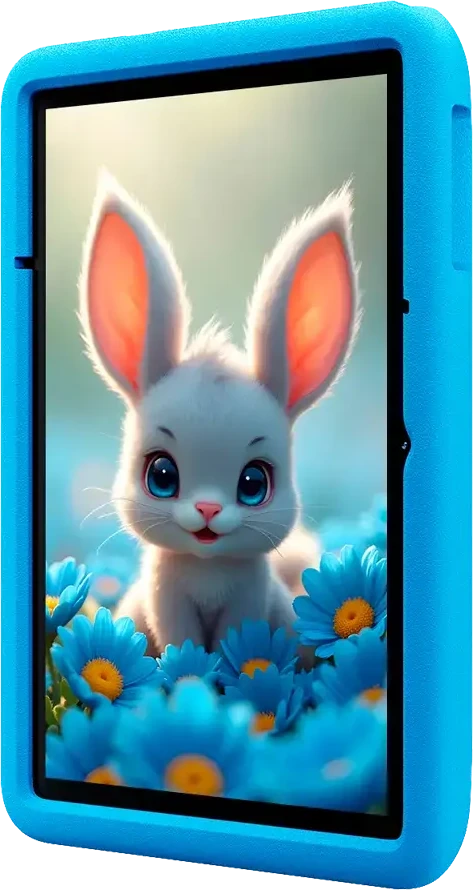 Planšetė Blackview Tab 60 Pro Kids LTE 10.1 colio HD+ 800x1280 IPS 60Hz 4GB/128GB aštuonių branduolių T606 1.6GHz 5MP priekinė/8MP galinė kamera Baterija 7700mAh be įkroviklio USB Type-C Android 15 SD kortelės lizdas Ocean Mėlyna