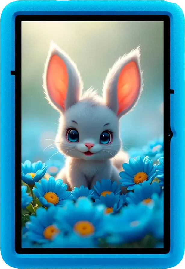 Planšetė Blackview Tab 60 Pro Kids LTE 10.1 colio HD+ 800x1280 IPS 60Hz 4GB/128GB aštuonių branduolių T606 1.6GHz 5MP priekinė/8MP galinė kamera Baterija 7700mAh be įkroviklio USB Type-C Android 15 SD kortelės lizdas Ocean Mėlyna