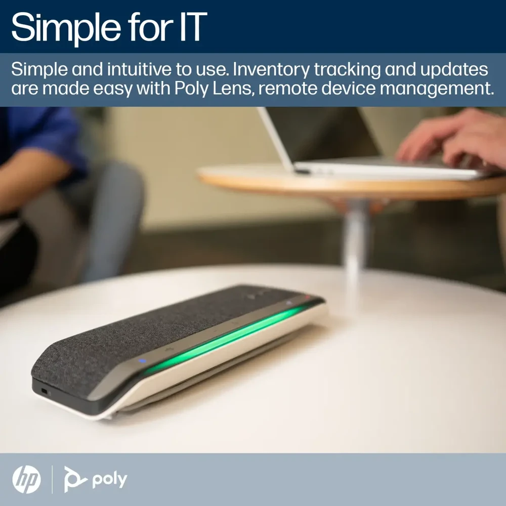 Hewlett Packard (HP) HP Poly „Poly Sync 40“ „Microsoft Teams“ sertifikuotas garsiakalbinis telefonas
