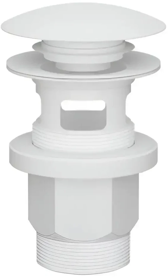 Plastbrno Nutekėjimo sifonas kriauklei 1 1/4" Klik-klak, Balta