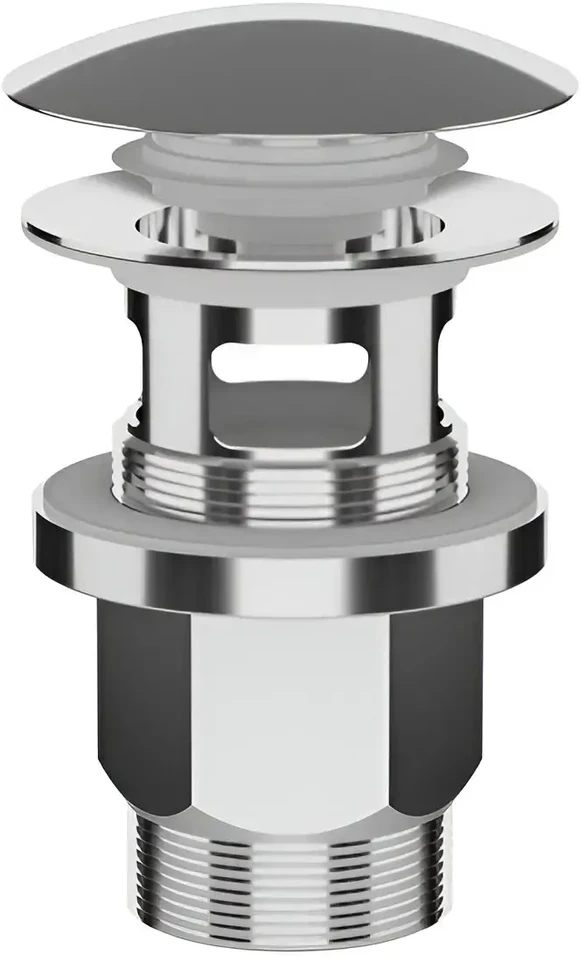 Plastbrno Praustuvės nutekėjimo sifonas Klik-klak 1 1/4" Inox