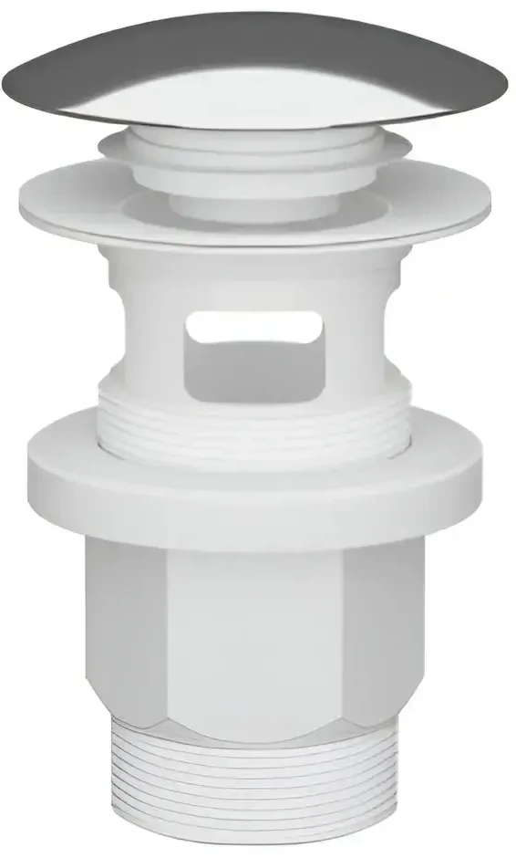 Plastbrno Nutekėjimo sifonas praustuvei 1 1/4" Klik-klak chromuotas