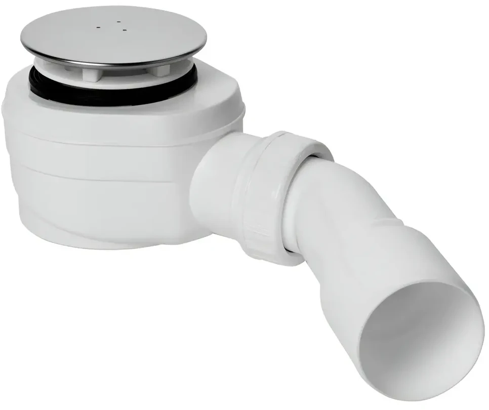 Plastbrno Sifonas dušo EWNN542 Inox Žemas 40/50mm