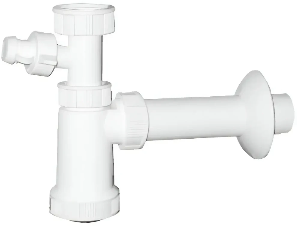 Plastbrno Praustuvo sifonas EM15340 1 1/4x40mm su perpildymo jungtimi