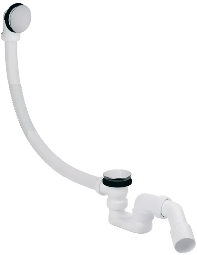 Plastbrno Sifonas voniai EVK0141 „Klik Klak Inox“, 45°, 40/50 mm, ilgis 55 cm