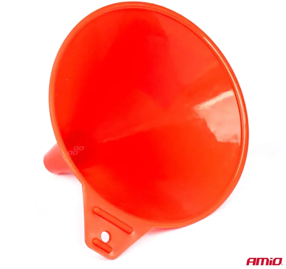 Mažas universalus plastikinis piltuvėlis kurui, skysčiui, vandeniui, 14 cm amio-04041