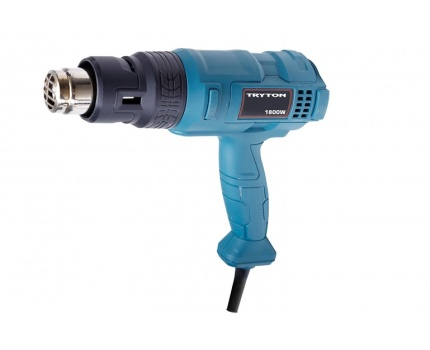 Tryton techninis fenas 1800 W karšto oro pistoletas, 3 pakopų temperatūros reguliavimas nuo 50 iki 550 laipsnių Celsijaus