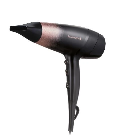 Plaukų Džiovintuvas - Remington D5305 2200W Ioniškas 3 Šilumos 2 Greičių Šaltas Vėjas Rožinė Blizgesys