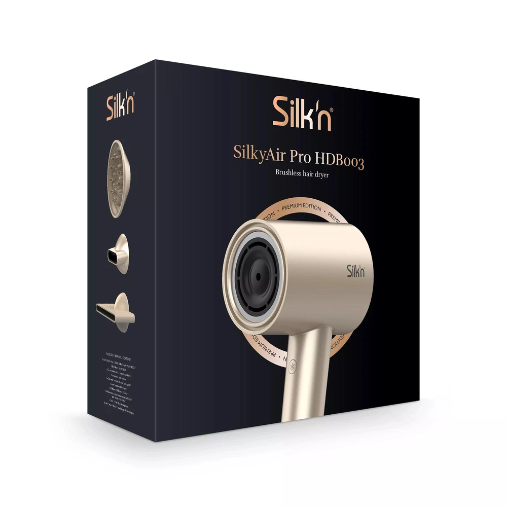 Plaukų džiovintuvas su vandens jonų technologija Silk'n SilkyAir Pro 3-in-1