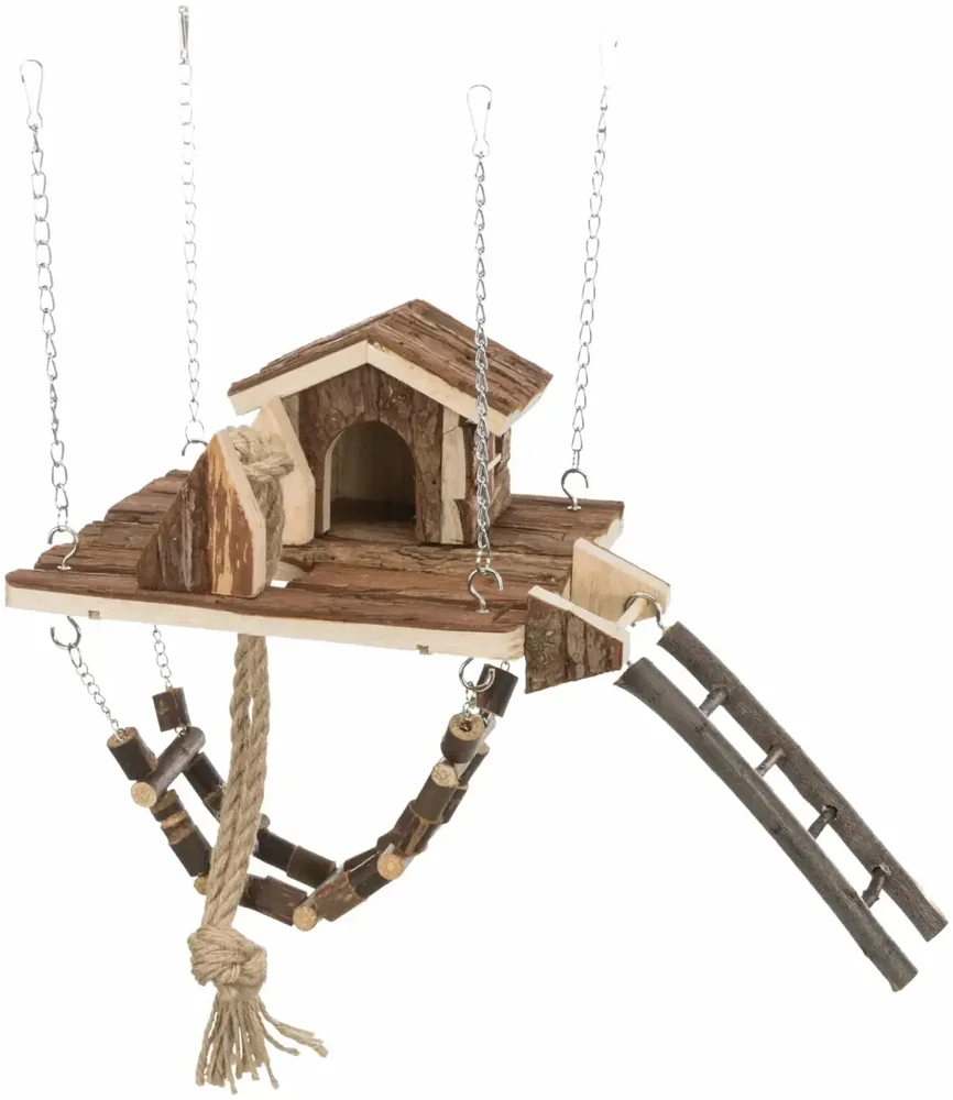 Žaidimų aikštelė graužikams: Trixie Natural Living Janne žaidimų aikštelė, 26x22 cm