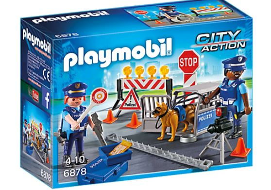 PLAYMOBIL - Policijos kelio užtvara (6878)