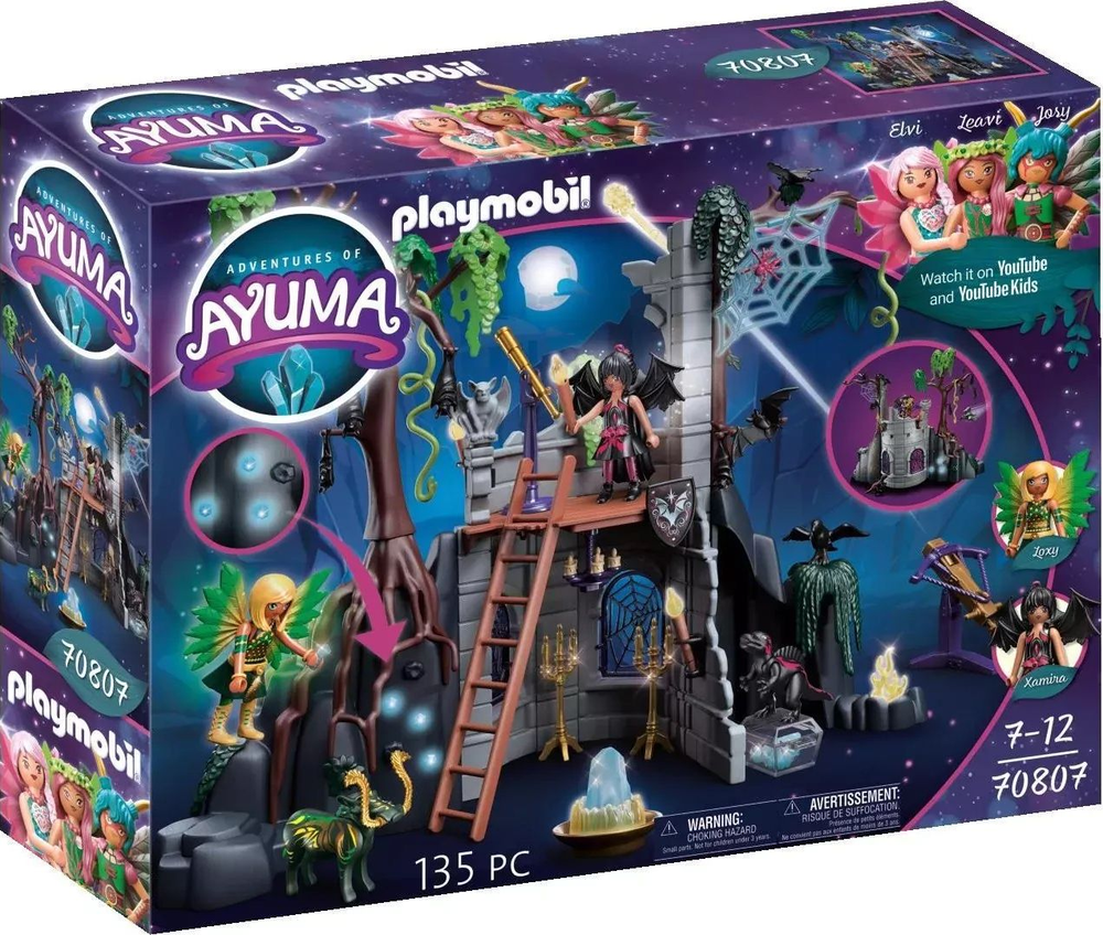 PLAYMOBIL 70807 Šikšnosparnių fėjų griuvėsiai