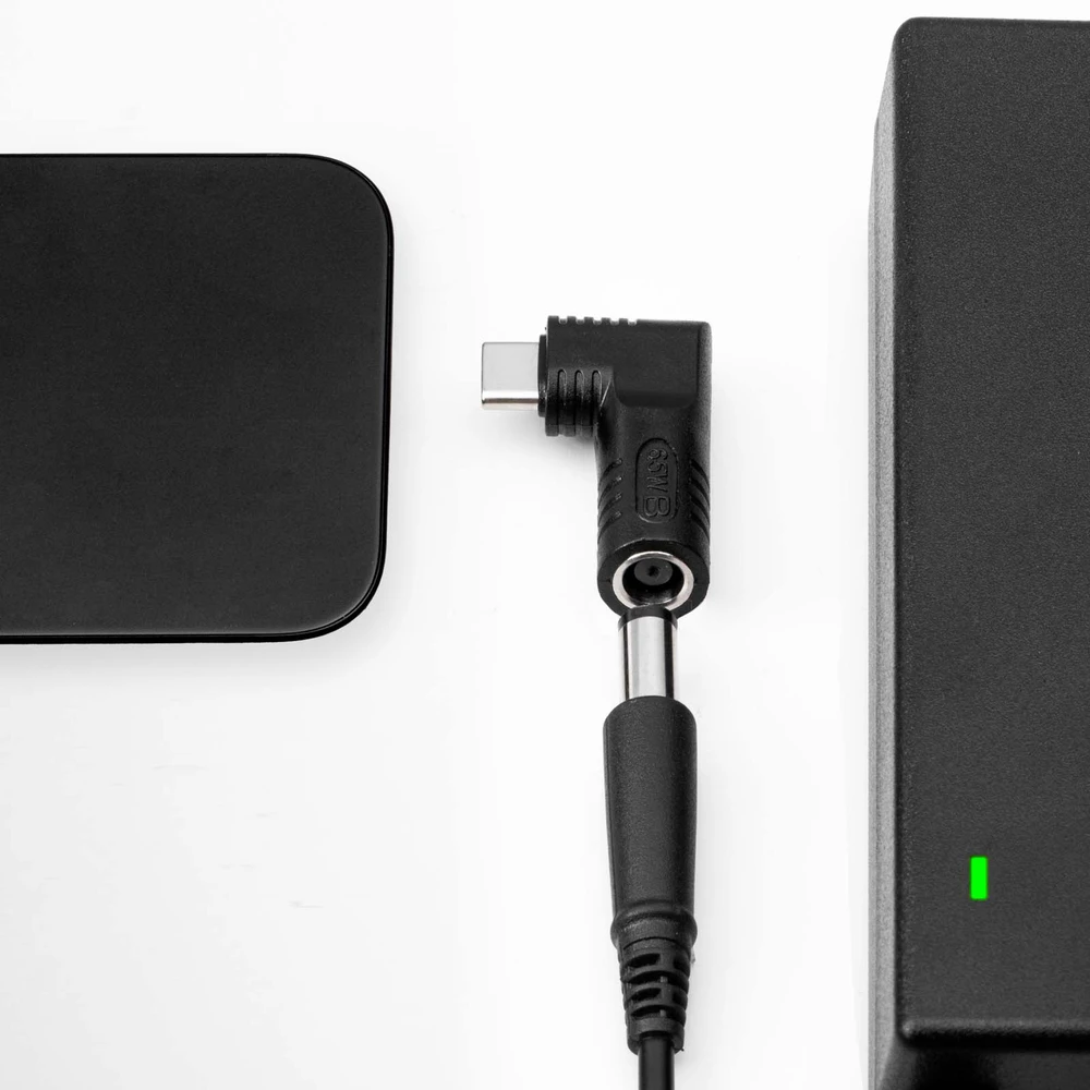 DC 7.4/5 mm + kontaktas į USB Type-C adapteris - Lizdas kintamosios srovės adapteriui - Akyga AK-ND-D02