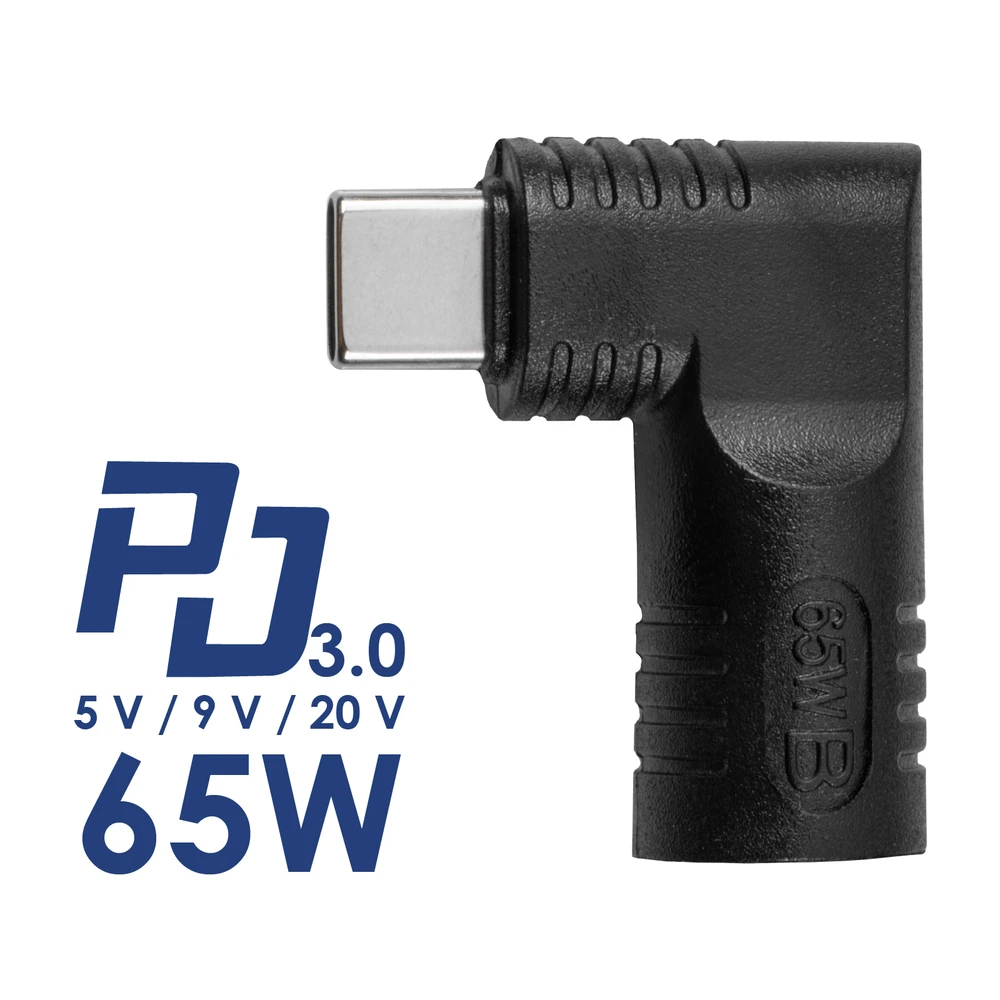 DC 6.5/4.4 mm + kištukas į USB Type-C adapteris - Lizdas kintamosios srovės adapteriui - Akyga AK-ND-D04