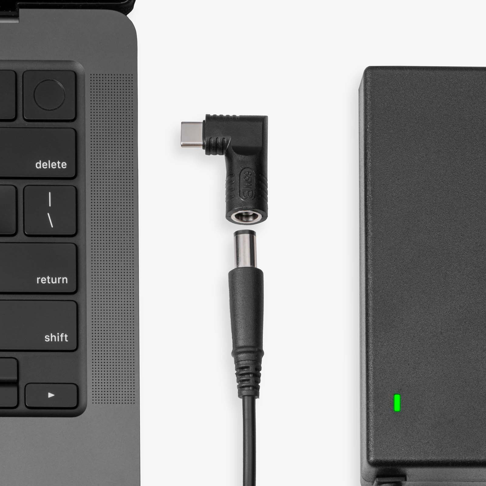 „Akyga“ nešiojamojo kompiuterio adapteris AK-ND-D13 4,5 x 3,0 mm + kištukas / USB-C