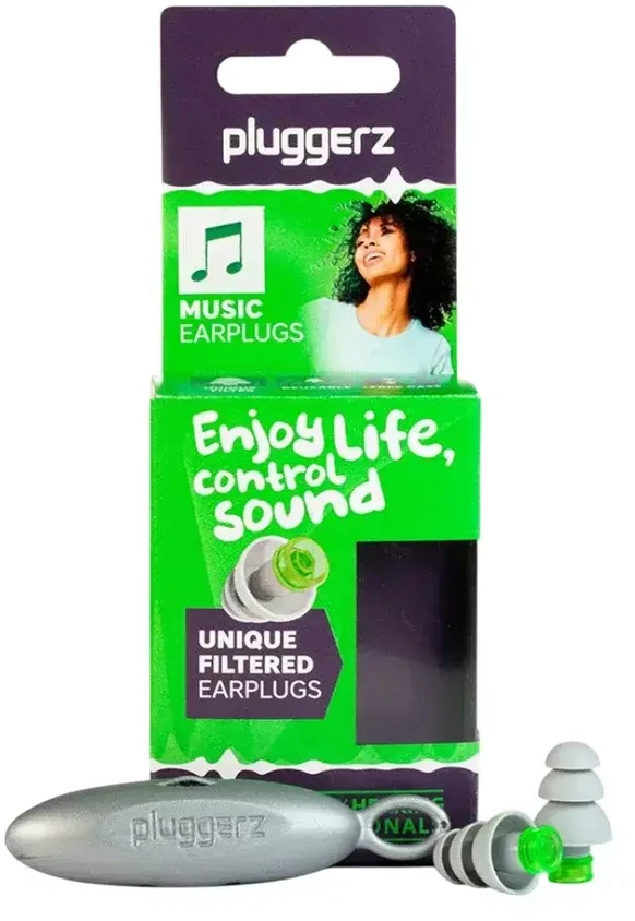 Tzmo Pluggerz, Music, Sound Control, Earplugs, 2 pcs Unisex