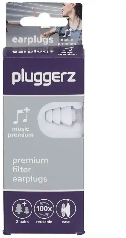 Tzmo Pluggerz, Pro, Earplugs, 4 pcs Unisex