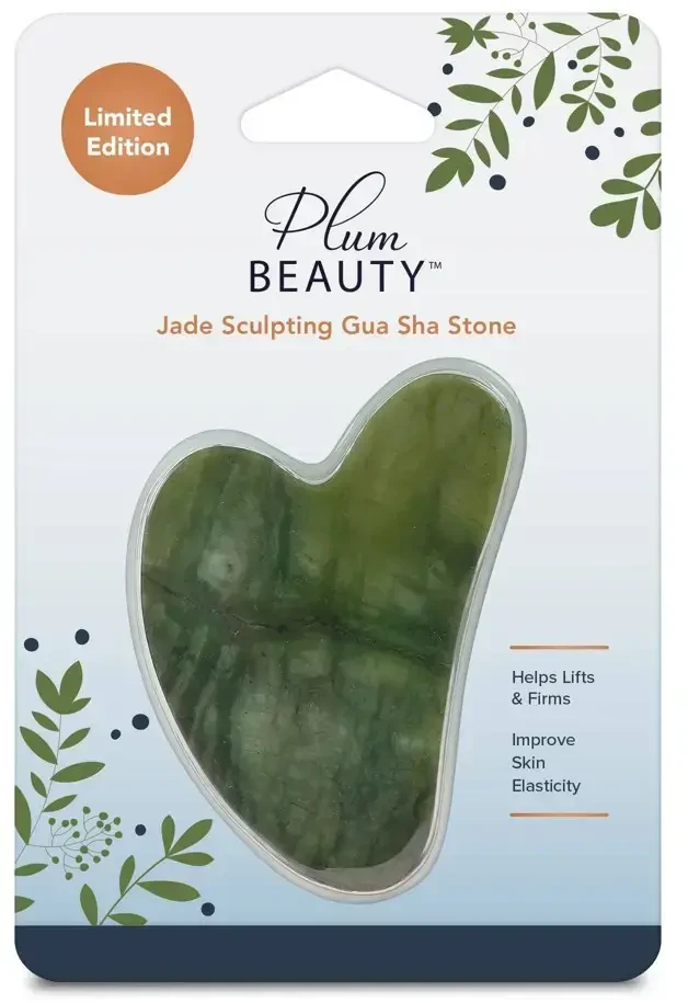 Plumbeauty Gua Sha nefrito akmuo (skulptūrinis akmuo)