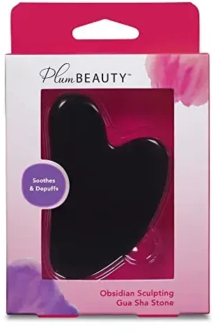 Plumbeauty Gua Sha akmuo Obsidianas (skulptūrinis akmuo)