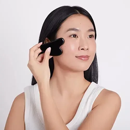 Plumbeauty Gua Sha akmuo Obsidianas (skulptūrinis akmuo)