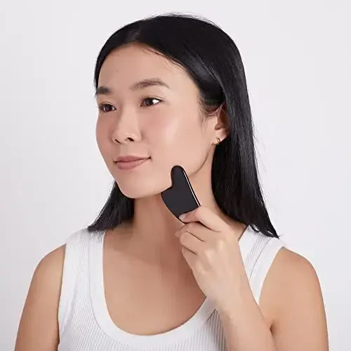 Plumbeauty Gua Sha akmuo Obsidianas (skulptūrinis akmuo)