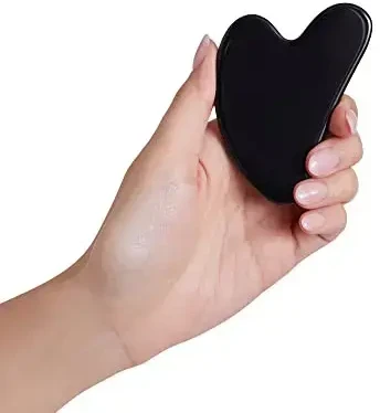 Plumbeauty Gua Sha akmuo Obsidianas (skulptūrinis akmuo)