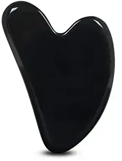 Plumbeauty Gua Sha akmuo Obsidianas (skulptūrinis akmuo)