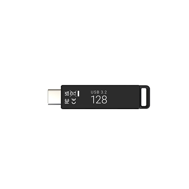 PNY Elite X USB 3.2 Typ C 128GB USB atmintinė, mažmeninė prekyba