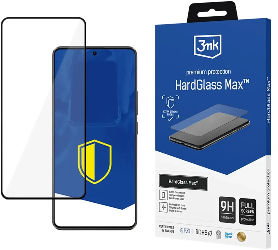 3Mk apsauga Poco X6 Pro 5G - 3mk HardGlass Max Juodas