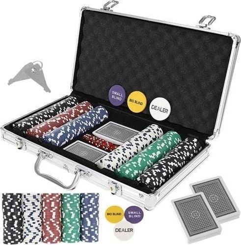 Iso Trade Pokeris – 300 žetonų rinkinys HQ lagamine