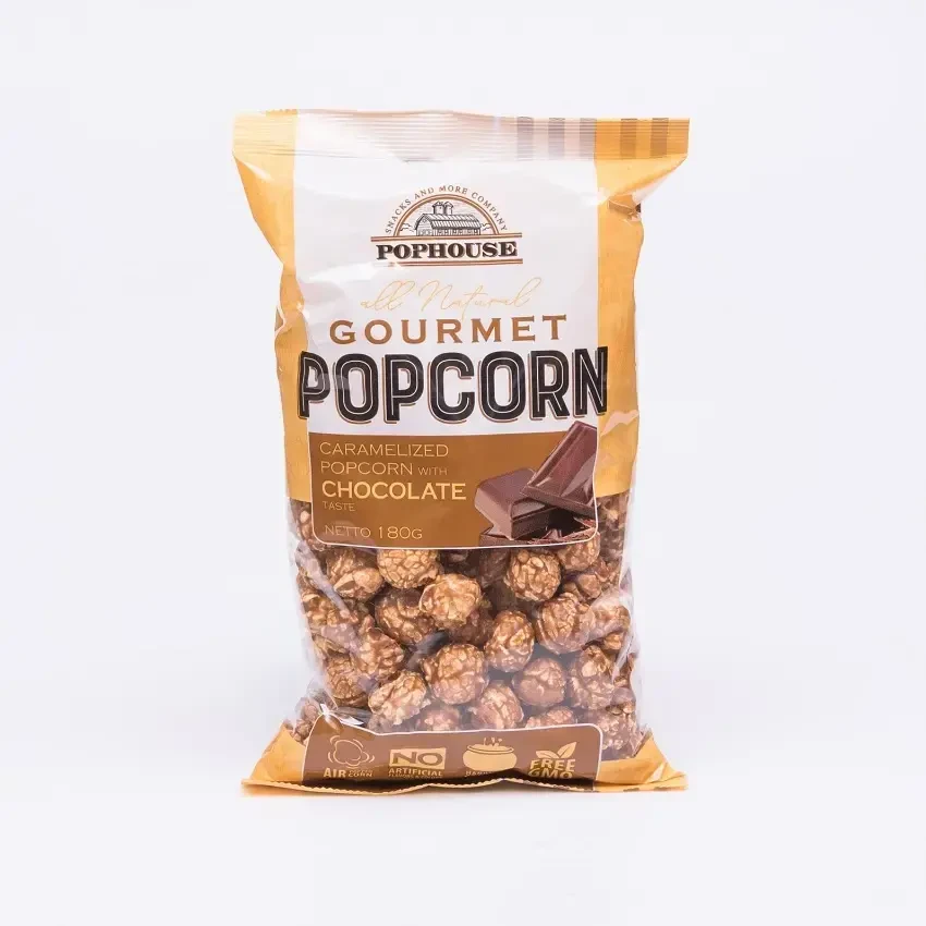 Spragėsiai POPHOUSE, su karamele ir šokoladu, 180 g