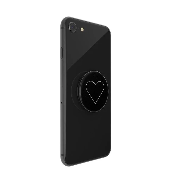 Popsockets 2 Baltas Heart Juodas 800667 telefono laikiklis – standard