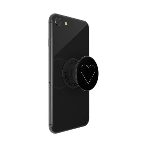 Popsockets 2 Baltas Heart Juodas 800667 telefono laikiklis – standard