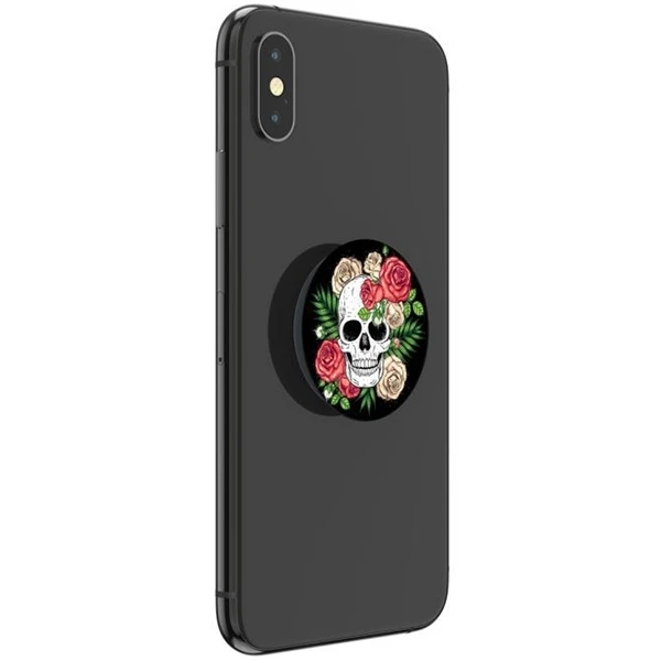 POPSOCKETS Bitter Roses išmaniojo telefono laikiklis ir pagrindas juodos spalvos