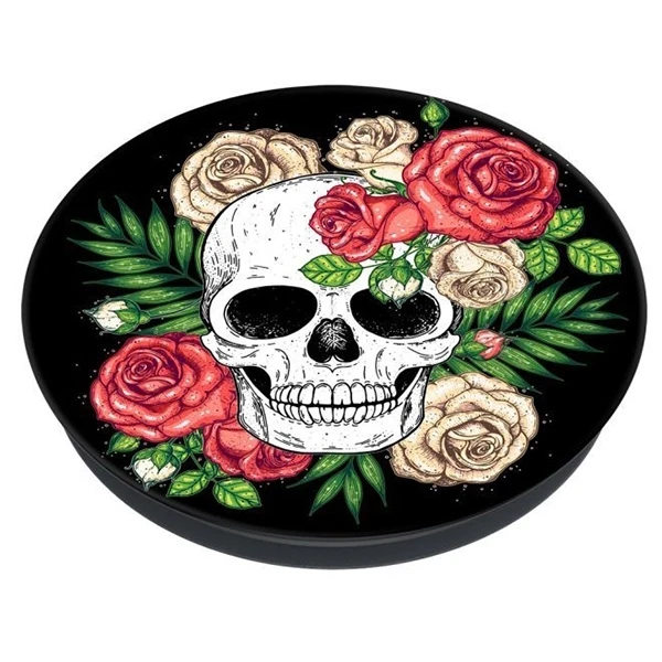 POPSOCKETS Bitter Roses išmaniojo telefono laikiklis ir pagrindas juodos spalvos
