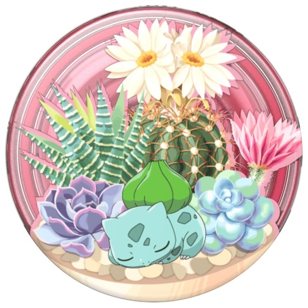 „Popsockets 2 Bulbasaur Terrarium 112661“ laikiklis ir stovas telefonui (licencijuotas)