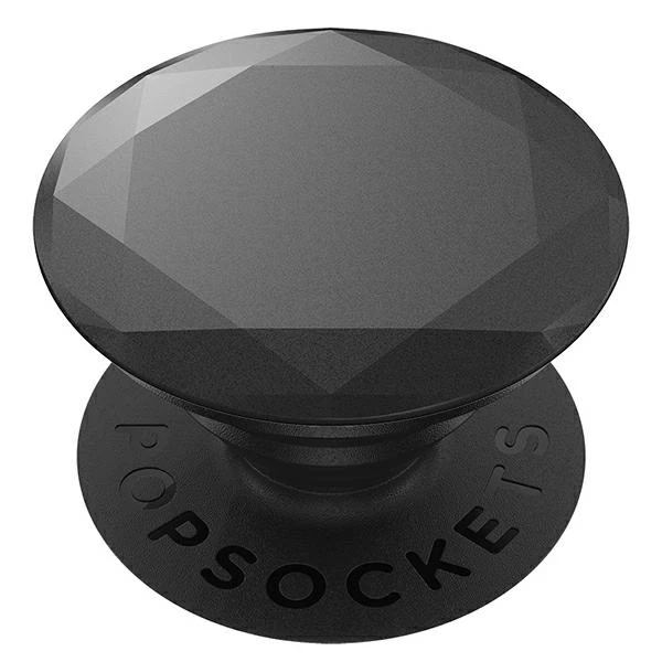 Popsockets 2 Metallic Diamond Juodas 800504 telefono laikiklis ir stovas - premium