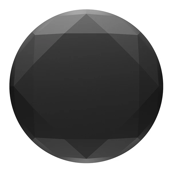 Popsockets 2 Metallic Diamond Juodas 800504 telefono laikiklis ir stovas - premium