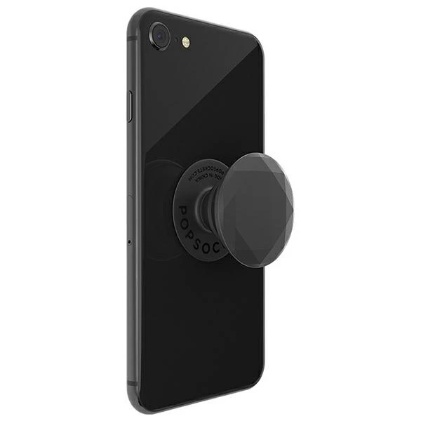 Popsockets 2 Metallic Diamond Juodas 800504 telefono laikiklis ir stovas - premium