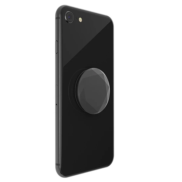 Popsockets 2 Metallic Diamond Juodas 800504 telefono laikiklis ir stovas - premium