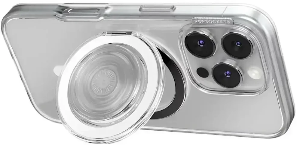 „PopSockets Kick-Out Grip MagSafe“ telefono laikiklis ir stovas