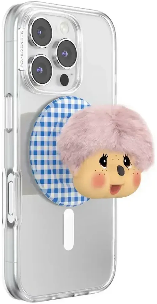 „PopSockets PopGrip MagSafe Monchhichi“ telefono laikiklis ir stovas