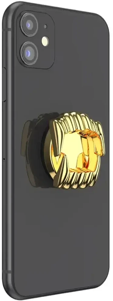 „PopSockets Say Cheese“ lipnus telefono laikiklis ir stovas auksinė
