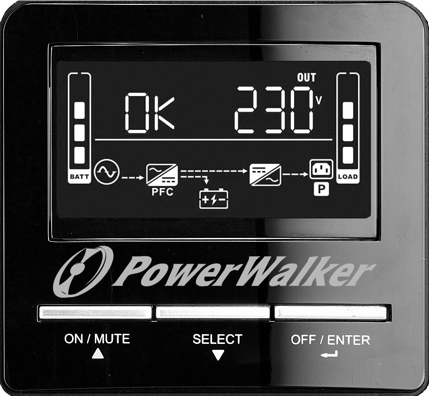 PWA Power Walker POWERWALKER UPS Line-Interactive 2000VA CW FR USB IEC RS-232 EPO