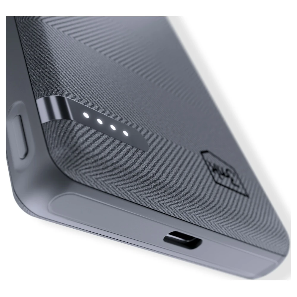 3Mk apsaugos priedai - 3mk kišeninė išorinė baterija 5000 mAh 12 W USB 1C-Pilkas