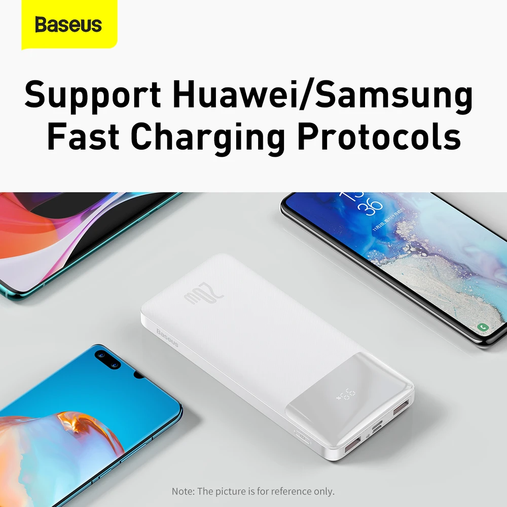 „Baseus Bipow Powerbank“, 10 000 mAh, 20 W (ax)