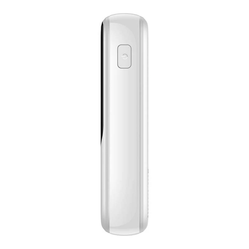 Powerbank Baseus Qpow PRO su laidu, USB-C, 2xUSB, 10000mAh, 20W (balta)