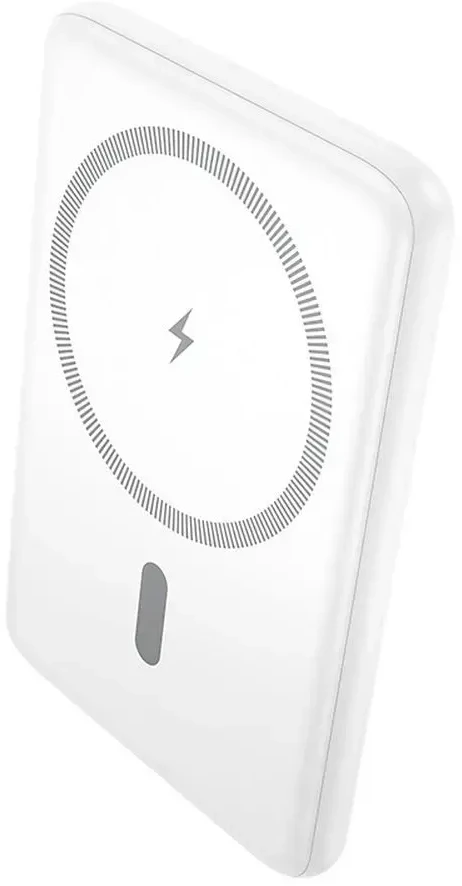 Išorinė baterija, suderinama su „MagSafe Hoco 5000 mAh QC PD 2A 20W“, itin plona, J140A, balta
