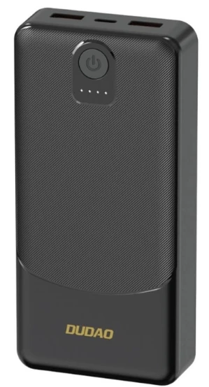 Powerbank Dudao K10Pro 2.4A 20000mAh 2 x USB-A - baltos spalvos